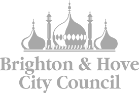 Brighton & Hove City Council logo in grey