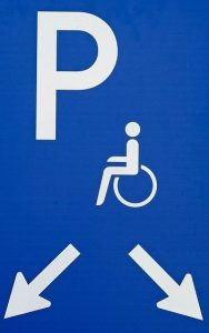 accessible parking space sign