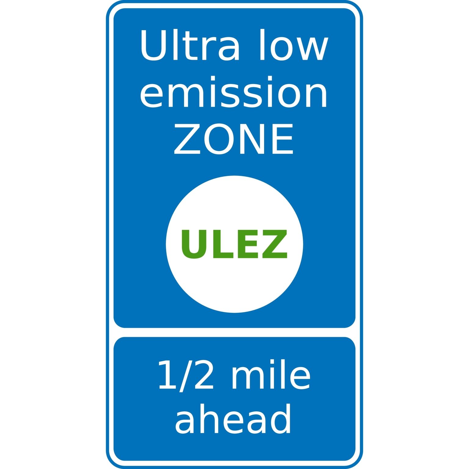 ULEZ sign