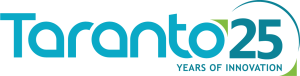 Taranto 25 years of innovation logo